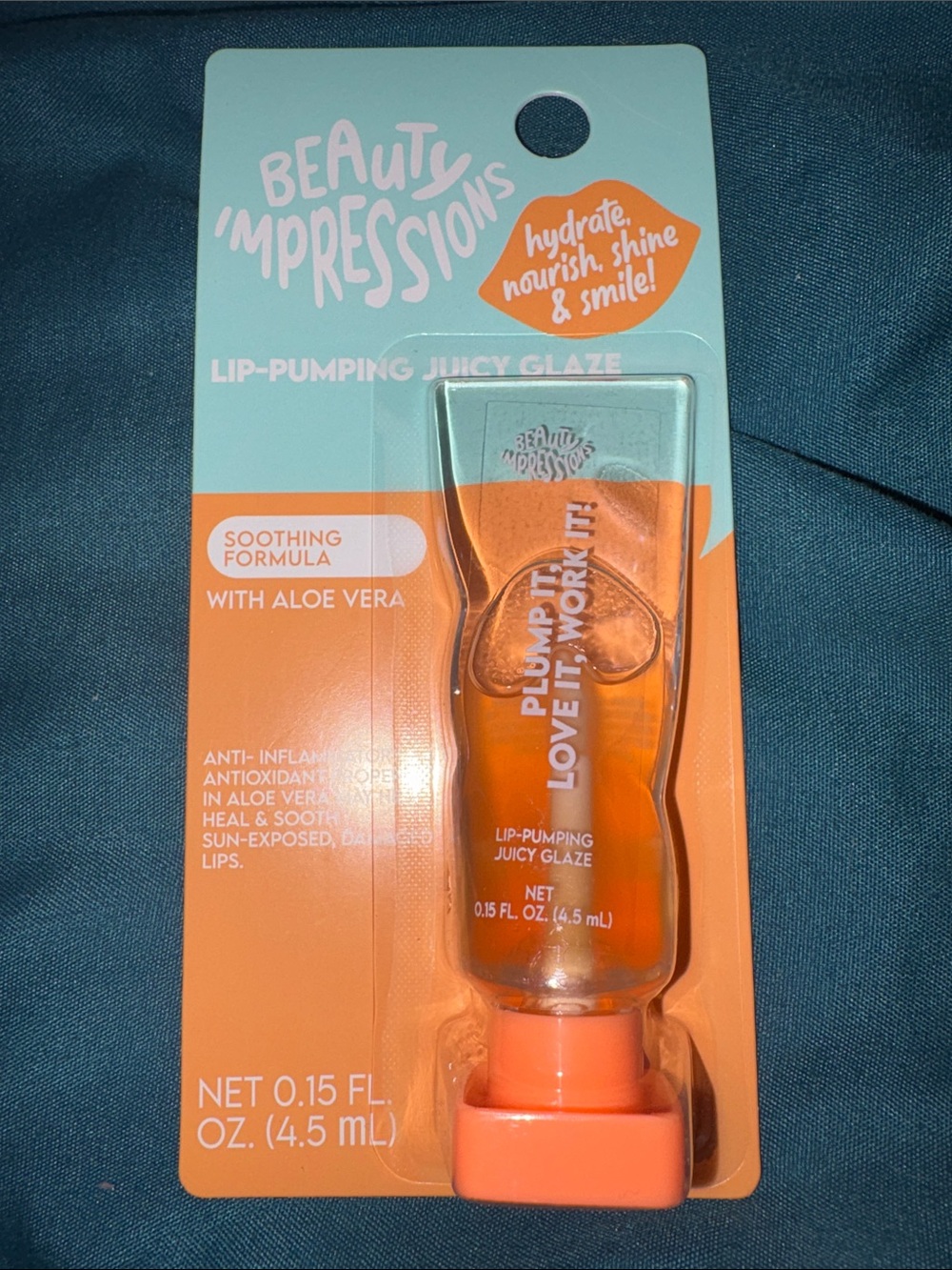 Beauty Impressions Lip-Pumping Juicy Glaze - w/ Aloe Vera - .15 oz